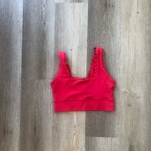IVL red scallop bra